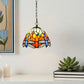 CDH 10" Tiffany Pendant Lamp with 20cm lamp shade (15005SPS)