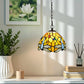 CDH 10" Tiffany Pendant Lamp with 20cm lamp shade (12062SPS)
