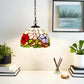 CDH 10" Tiffany Pendant Lamp with 20cm lamp shade (11002SPS)