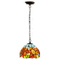 CDH 10" Tiffany Pendant Lamp with 20cm lamp shade (12702SPS)