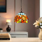 CDH 10" Tiffany Pendant Lamp with 20cm lamp shade (12702SPS)