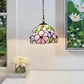 CDH 10" Tiffany Pendant Lamp with 20cm lamp shade (12002SPS)