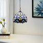 CDH 10" Tiffany Pendant Lamp with 20cm lamp shade (15008SPS)