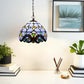 CDH 10" Tiffany Pendant Lamp with 20cm lamp shade (15008SPS)