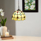 CDH 10" Tiffany Pendant Lamp with 20cm lamp shade (12103SPS)