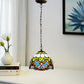CDH 10" Tiffany Pendant Lamp with 20cm lamp shade (12045SPS)