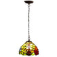 CDH 10" Tiffany Pendant Lamp with 20cm lamp shade (15016SPS)