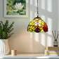 CDH 10" Tiffany Pendant Lamp with 20cm lamp shade (15016SPS)