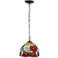 CDH 10" Tiffany Pendant Lamp with 20cm lamp shade (15030SPS)