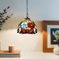 CDH 10" Tiffany Pendant Lamp with 20cm lamp shade (15030SPS)
