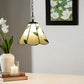 CDH 10" Tiffany Pendant Lamp with 20cm lamp shade (12066WPS)
