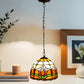 CDH 10" Tiffany Pendant Lamp with 20cm lamp shade (12009SPS)