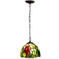CDH 10" Tiffany Pendant Lamp with 20cm lamp shade (12083SPS)