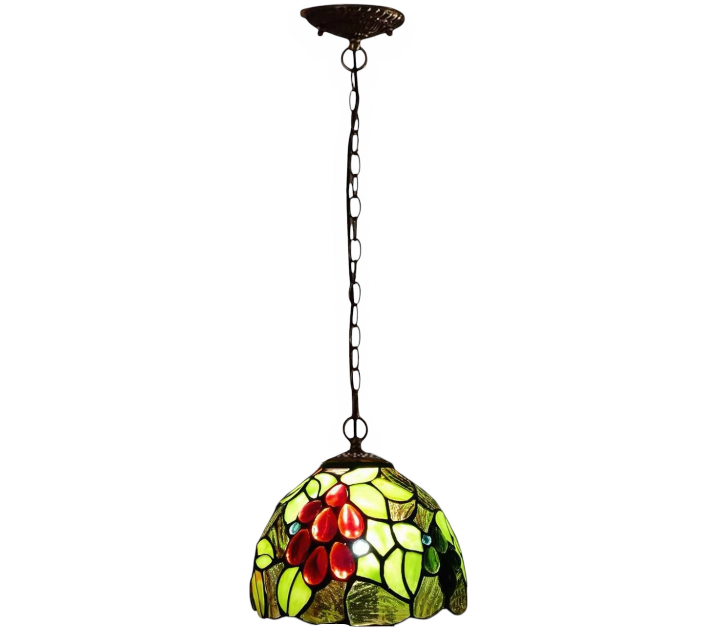 CDH 10" Tiffany Pendant Lamp with 20cm lamp shade (12083SPS)