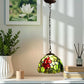 CDH 10" Tiffany Pendant Lamp with 20cm lamp shade (12083SPS)