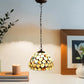 CDH 10" Tiffany Pendant Lamp with 20cm lamp shade (26002BSPS)
