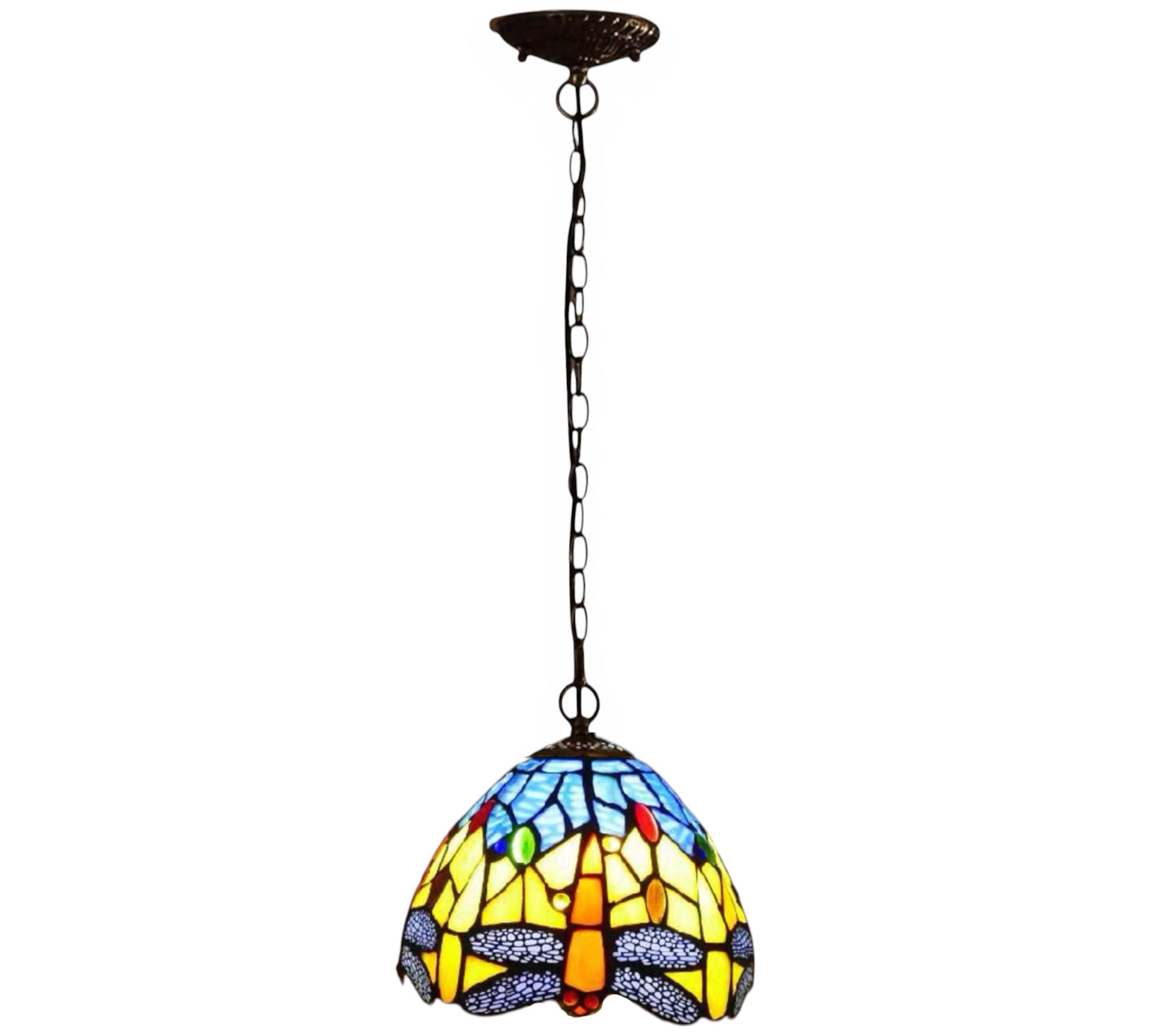 CDH 10" Tiffany Pendant Lamp with 20cm lamp shade (100160SPS)