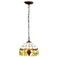 CDH 10" Tiffany Pendant Lamp with 20cm lamp shade (12022SPS)