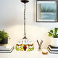 CDH 10" Tiffany Pendant Lamp with 20cm lamp shade (12022SPS)