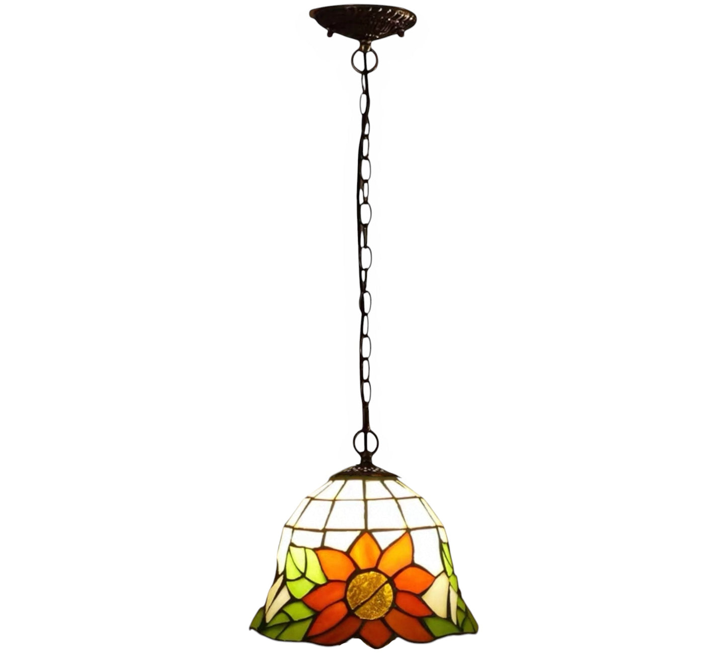 CDH 10" Tiffany Pendant Lamp with 20cm lamp shade (12068LIM)