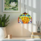 CDH 10" Tiffany Pendant Lamp with 20cm lamp shade (100163P)