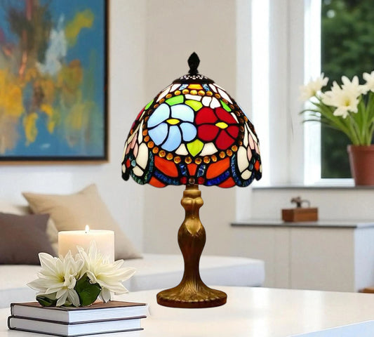 CDH 10" Tiffany Table Lamp with 20cm Shade (15030SY)