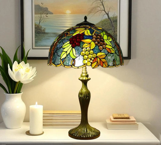 CDH 16" Tiffany Table Lamp 40cm Shade (16937)