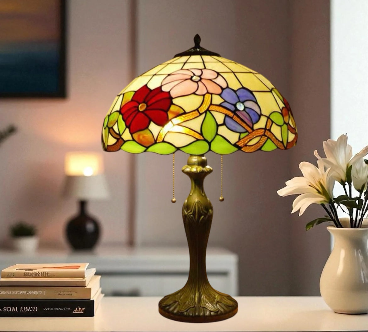CDH 16" Tiffany Table Lamp 40cm Shade (11002T)