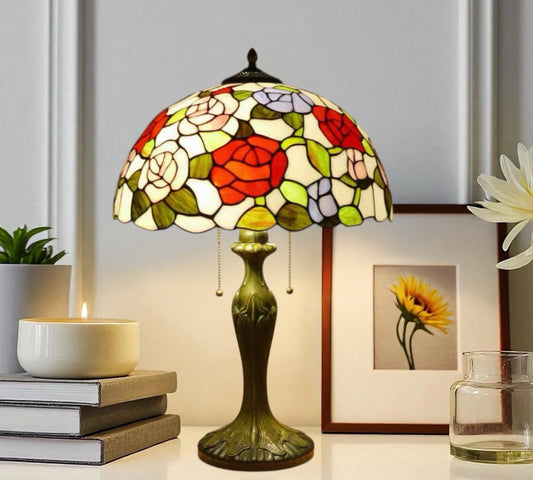 CDH 16" Tiffany Table Lamp 40cm Shade (15018)