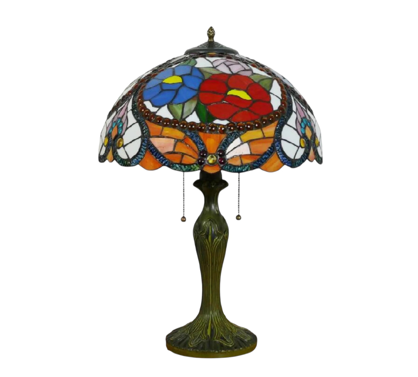 CDH 16" Tiffany Table Lamp 40cm Shade (15030)