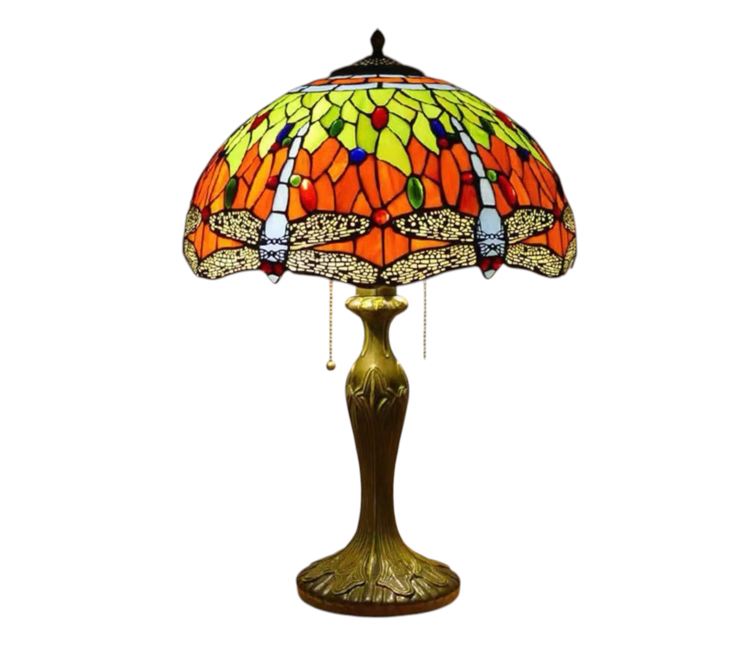CDH 16" Tiffany Table Lamp 40cm Shade (15004)