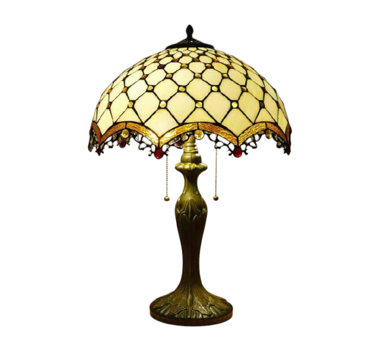 CDH 16" Tiffany Table Lamp 40cm Shade (16058T)