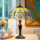CDH 16" Tiffany Table Lamp 40cm Shade (15021)