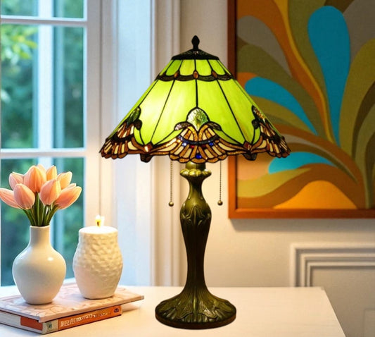 CDH 16" Tiffany Table Lamp 40cm Shade (16001T)