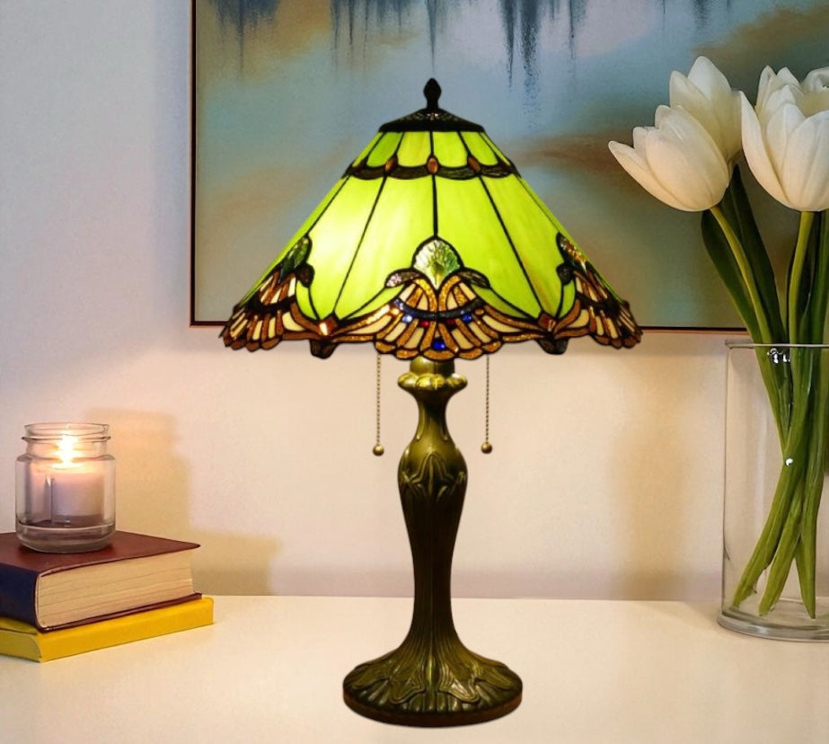 CDH 16" Tiffany Table Lamp 40cm Shade (16001T)