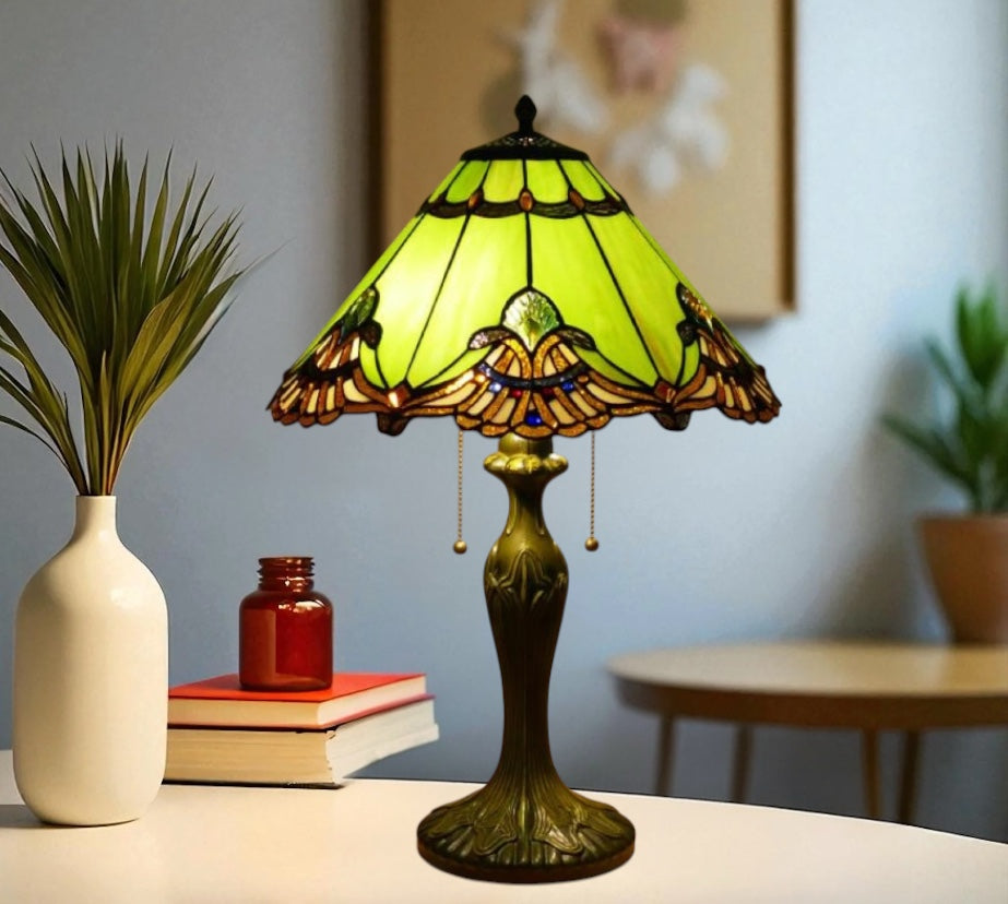CDH 16" Tiffany Table Lamp 40cm Shade (16001T)