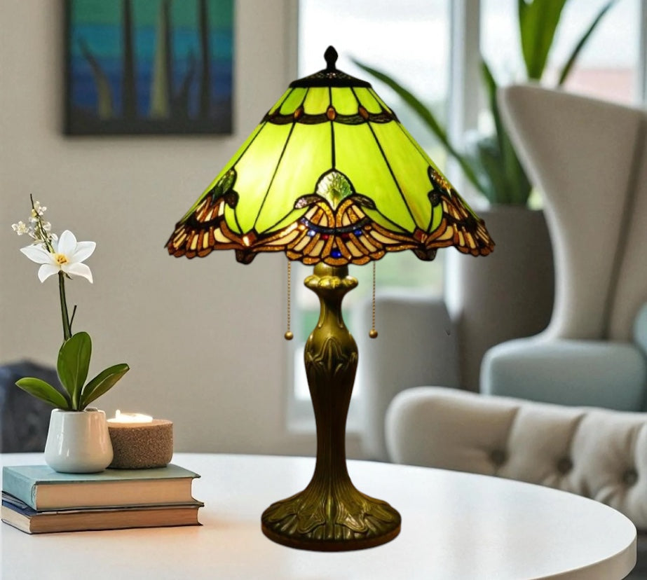 CDH 16" Tiffany Table Lamp 40cm Shade (16001T)