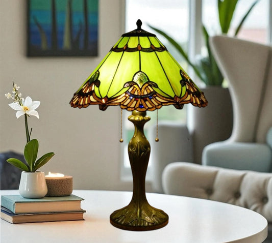 CDH 16" Tiffany Table Lamp 40cm Shade (16001T)