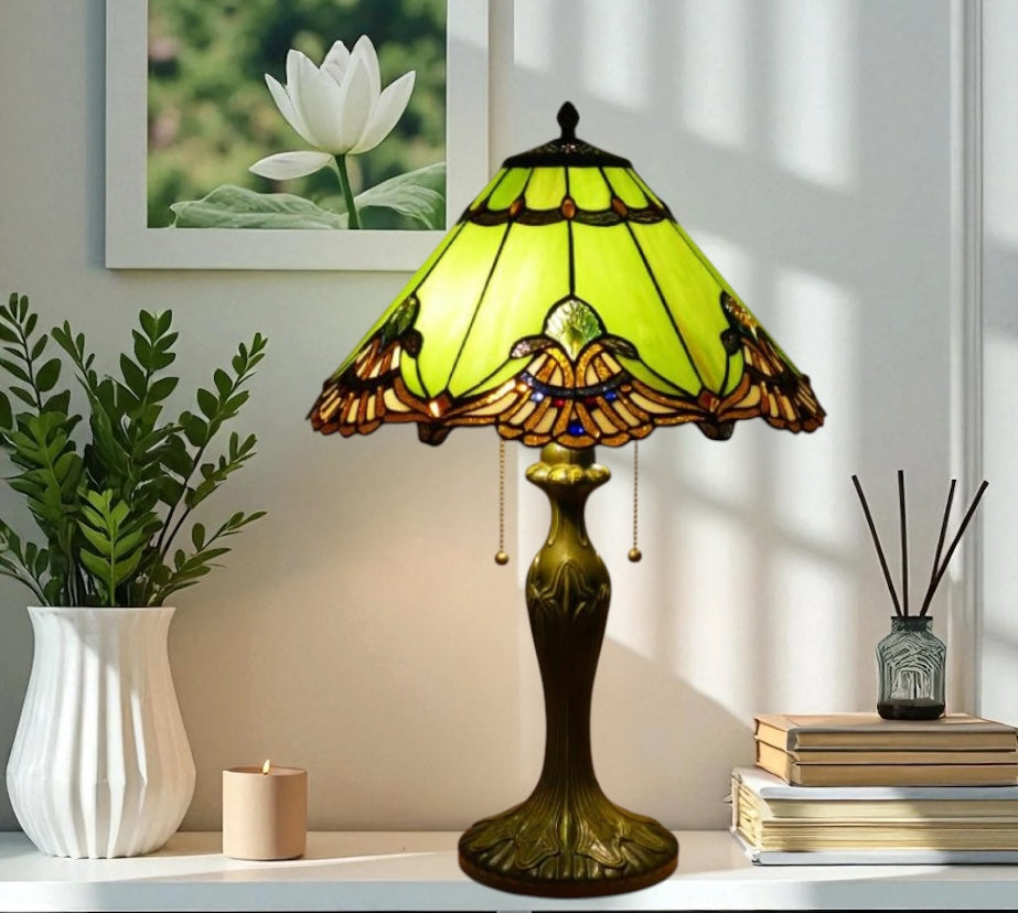 CDH 16" Tiffany Table Lamp 40cm Shade (16001T)