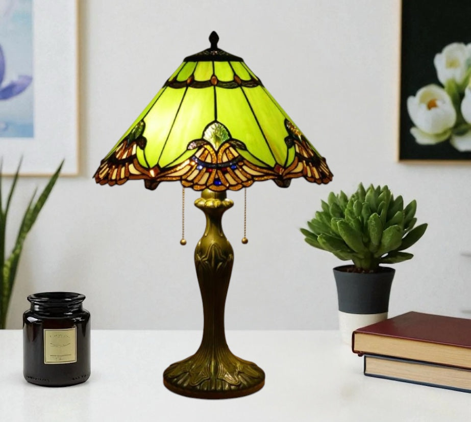 CDH 16" Tiffany Table Lamp 40cm Shade (16001T)
