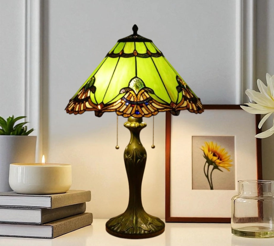 CDH 16" Tiffany Table Lamp 40cm Shade (16001T)