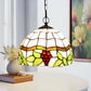 CDH 10" Tiffany Pendant Lamp with 20cm lamp shade (12022SPS)