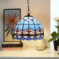 CDH 10" Tiffany Pendant Lamp with 20cm lamp shade (12101SPS)