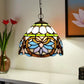 CDH 10" Tiffany Pendant Lamp with 20cm lamp shade (12045SPS)