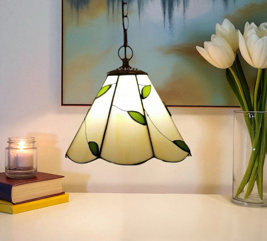 CDH 10" Tiffany Pendant Lamp with 20cm lamp shade (12066WPS)