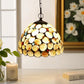 CDH 10" Tiffany Pendant Lamp with 20cm lamp shade (26002BSPS)