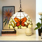 CDH 10" Tiffany Pendant Lamp with 20cm lamp shade (12051SPS)