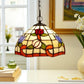 CDH 10" Tiffany Pendant Lamp with 20cm lamp shade (100159SPS)
