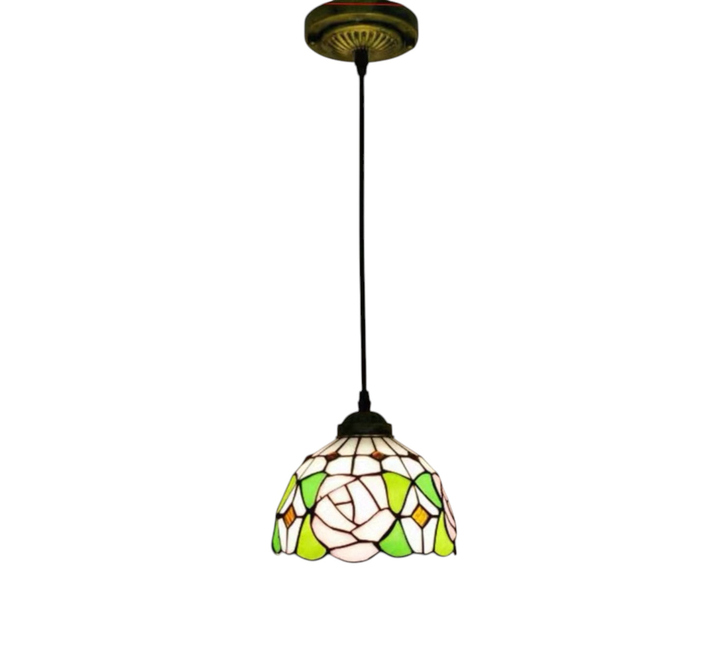 CDH 10" Tiffany Pendant Lamp with 20cm lamp shade (100162SP)