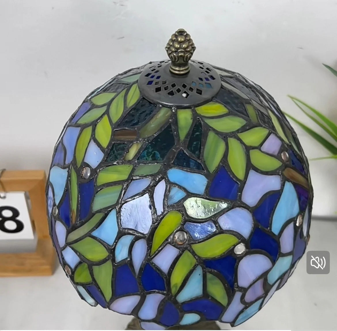 CDH 10" Tiffany Pendant Lamp with 20cm lamp shade (16039SP)